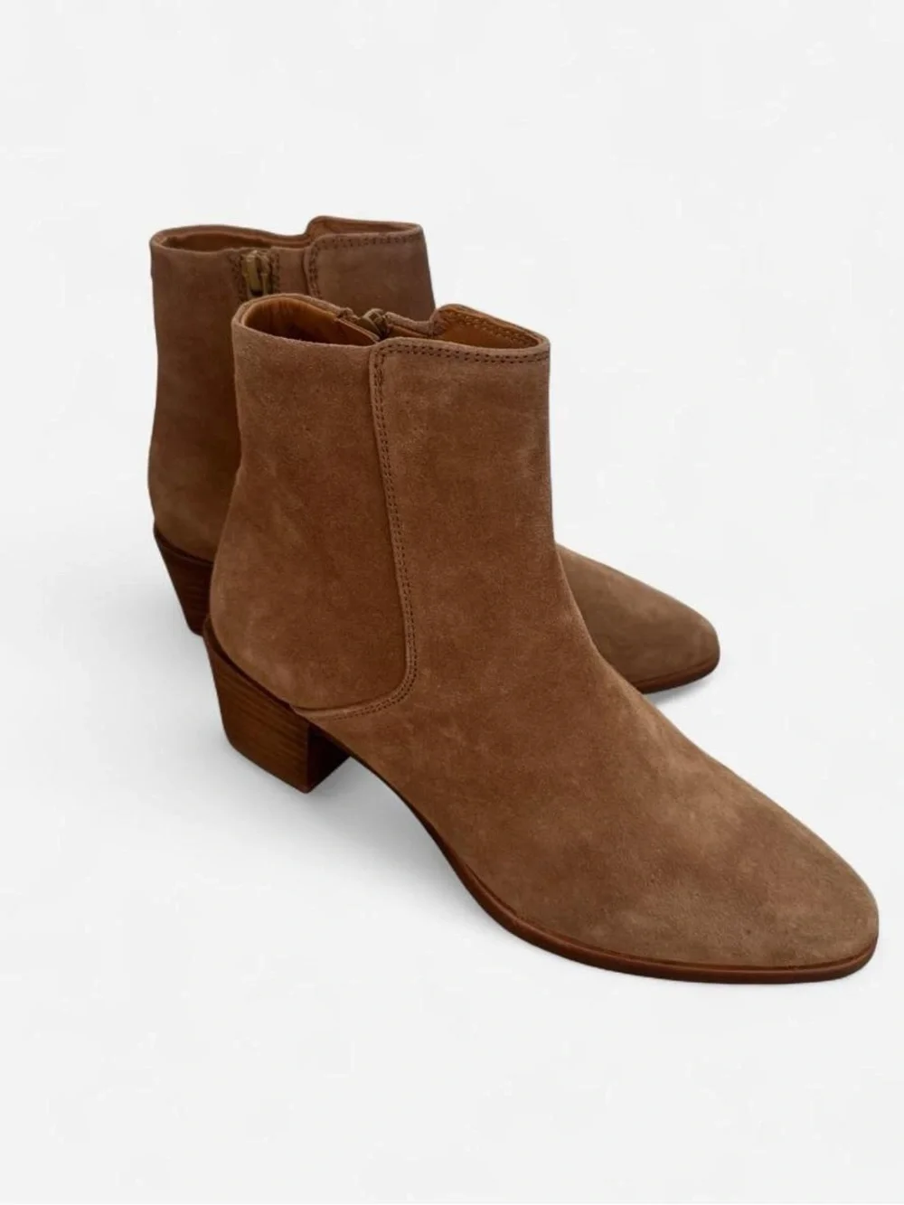 $450 RAG & BONE Rover Zip Mid Heel Booties